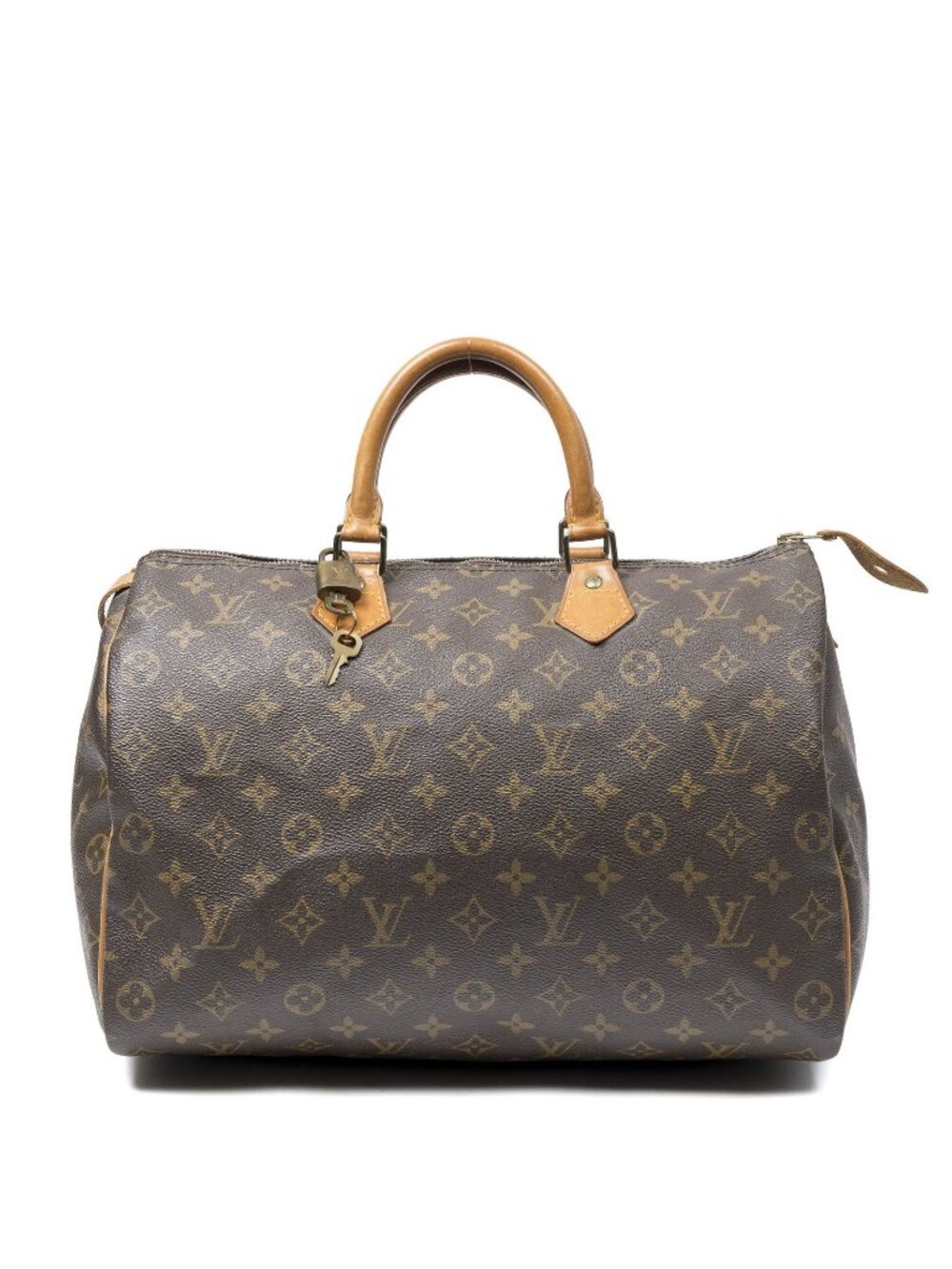 Louis Vuitton Speedy Brown Monogram Canvas Handbag